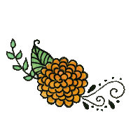 wedding flowers Sticker