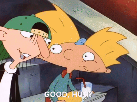 hey arnold nick splat GIF
