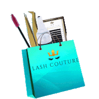 bag eyelashes Sticker by Lash Couture