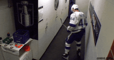 Stretching Ice Hockey GIF by NHL