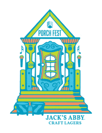 jacksabby porchfest jacks abby porch fest Sticker