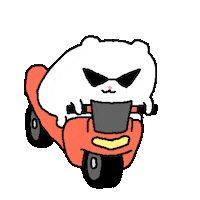 Happy Run Sticker