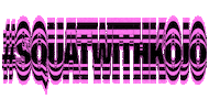 Squatting Work Out Sticker by Island Records UK