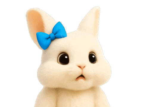 Surprise Bunny Sticker