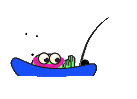 gone fishin summer Sticker by Jason Clarke