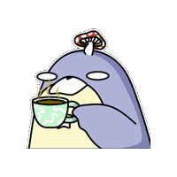 Coffee Eat Sticker