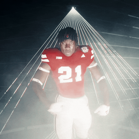 Lets Go Football GIF by Huskers