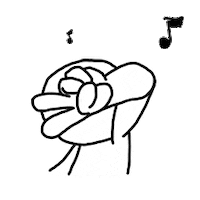 vuifah happy dance music party Sticker