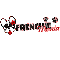 frenchiemania verano flor bulldog frenchie Sticker