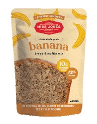 missjonesbakes banana bread less sugar baking mix bakers gonna bake Sticker