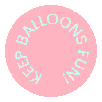 Party Fun Sticker by Balloons by Jolie