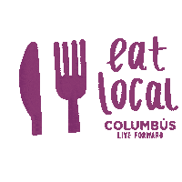 Eat Local Ohio Sticker by Experience Columbus