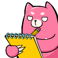 Learn Teddy Bear Sticker by Wakuma