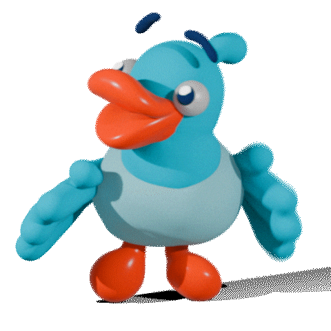 magicalcorneranimator giphyupload pato cuac cuac design Sticker