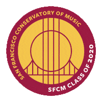 Hooray Graduate Sticker by San Francisco Conservatory of Music