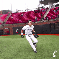 Home Run Celebration GIF by Cincinnati Bearcats