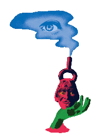 MagickMntn trippy psychedelic weirdfeelings weird feelings Sticker