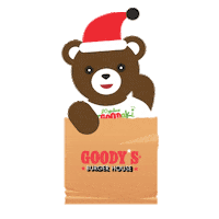 Christmas Bear Sticker by GoodysBurgerHouse