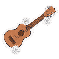 Musica Ukulele Sticker
