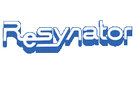 resynator rainbow synthesizer resynator Sticker