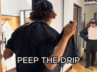 HaydinTravis dancing ready spinning mirror GIF