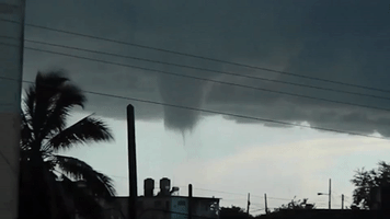 Waterspout Stuns Onlookers in Cuba