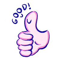 Thumbs Up Sticker by AUF CCS