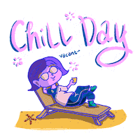 Chill Sticker by AUF CCS