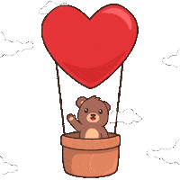 Waving I Love You Sticker by BEARISH