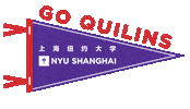 College Shanghai Sticker by New York University