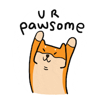 furlalacreations cheer doge donut pawsome Sticker