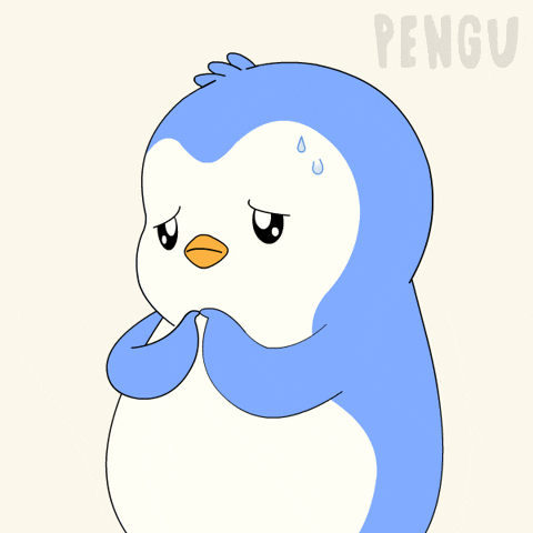Stressed Penguin GIF by Pudgy Penguins