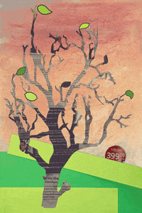 IllustrationHFK fall collage illustrationhfk gif n take GIF