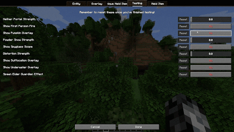 ScreenFX Settings