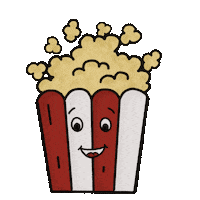 Netflix Popcorn Sticker