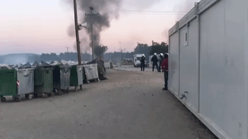 Police Use Tear Gas Against Refugees at Idomeni Camp