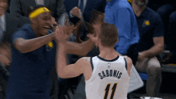 happy pumped up GIF by NBA