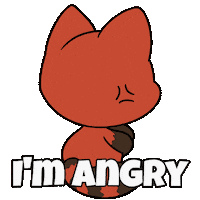 Angry Sticker by Christophers Genie