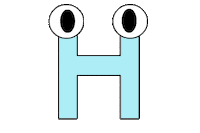 h Sticker by Studios Stickers