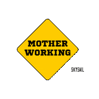 skysailbrand mother motherhood mom life working mom Sticker