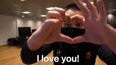 I Love You Reaction GIF by Fnatic