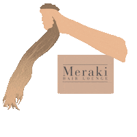 Merakihair merakihair merakihairlounge merakiharley Sticker