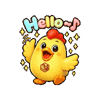 Happy Chicken Sticker by 熊本とりから家 下松店