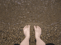 beach feet GIF