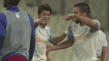 football celebration GIF by Olympique de Marseille