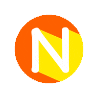 Orange Abc Sticker