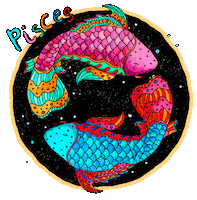 maddieillustration zodiac horoscope pisces maddieillustration Sticker