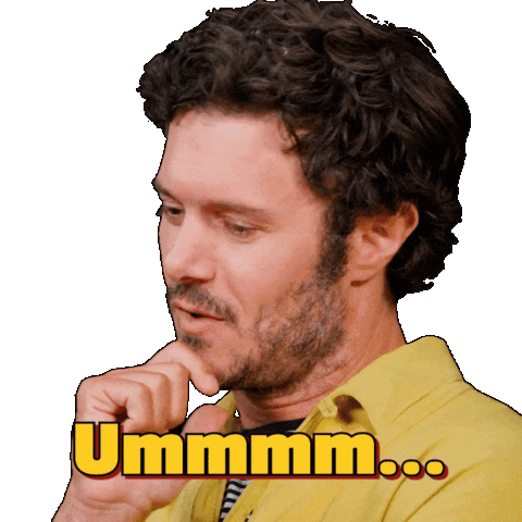 Pondering Chicken Wings Sticker by First We Feast