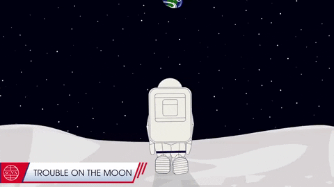 Moon Astronaut GIF by Space Court Foundation