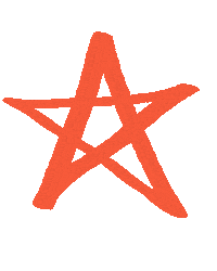 morgontidningen red star morgontidningen stjärna Sticker
